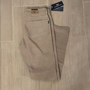 Vineyard Vines Men’s Khaki Cords. BNWT. 30 x 32